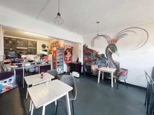 Customer seating/eating area- click for photo gallery